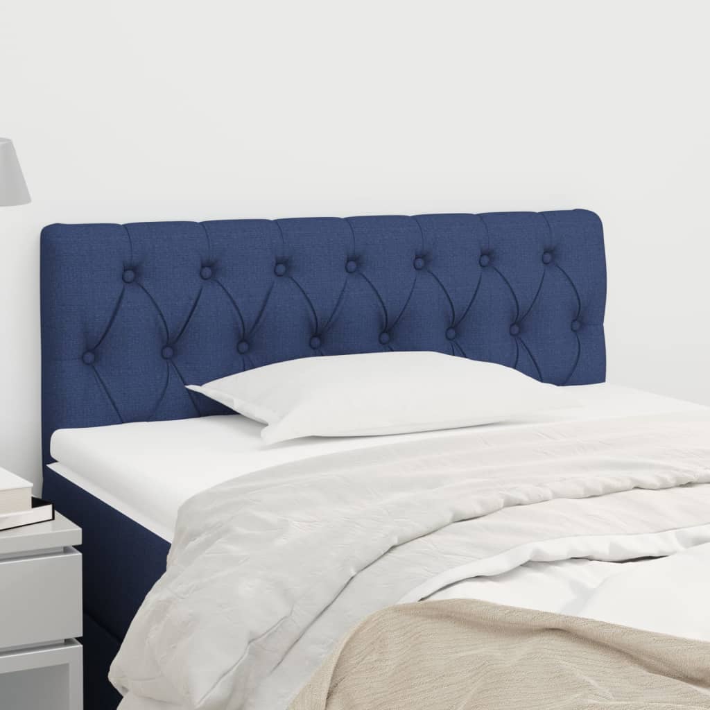 Hoofdbord 90x7x78/88 cm stof blauw is nu te koop bij PeponiXL, paradijselijk wonen!