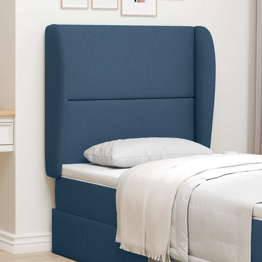 Hoofdbord oor Blauw 80 x 23 x 6 cm Stof is nu te koop bij PeponiXL, paradijselijk wonen!