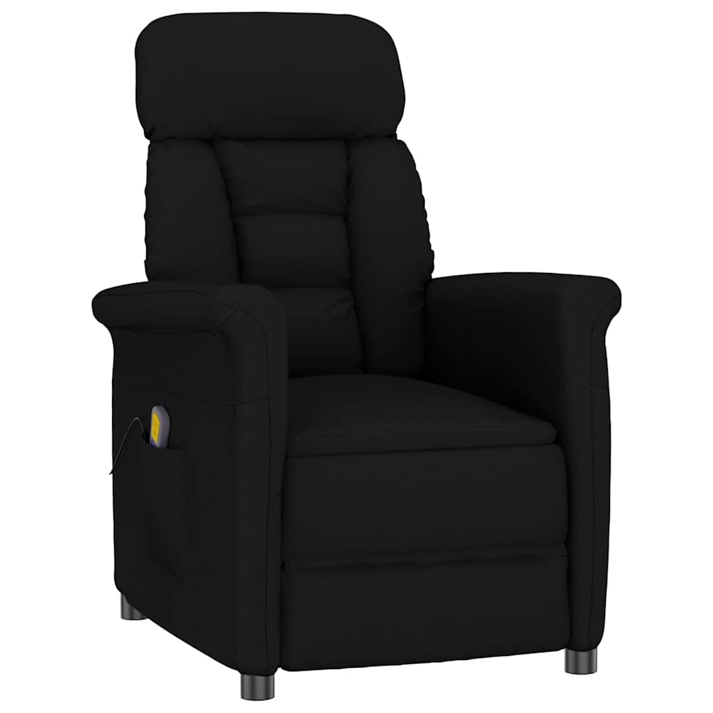 Massagestoel Zwart 96.5 x 70.5 x 95 cm Microvezel is nu te koop bij PeponiXL, paradijselijk wonen!
