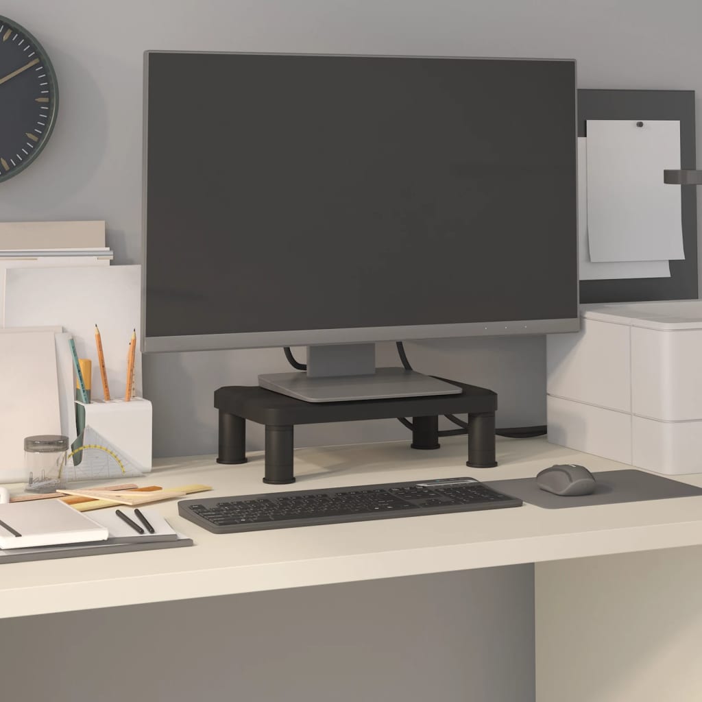 Monitorstandaard 38x24x10,5 cm zwart is nu te koop bij PeponiXL, paradijselijk wonen!