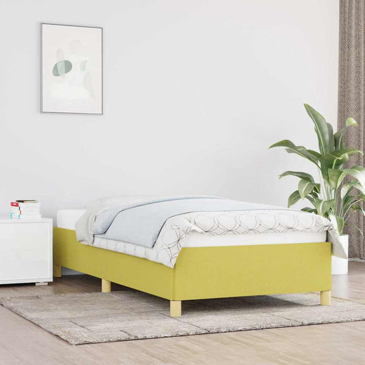 Bedframe stof groen 90x190 cm is nu te koop bij PeponiXL, paradijselijk wonen!