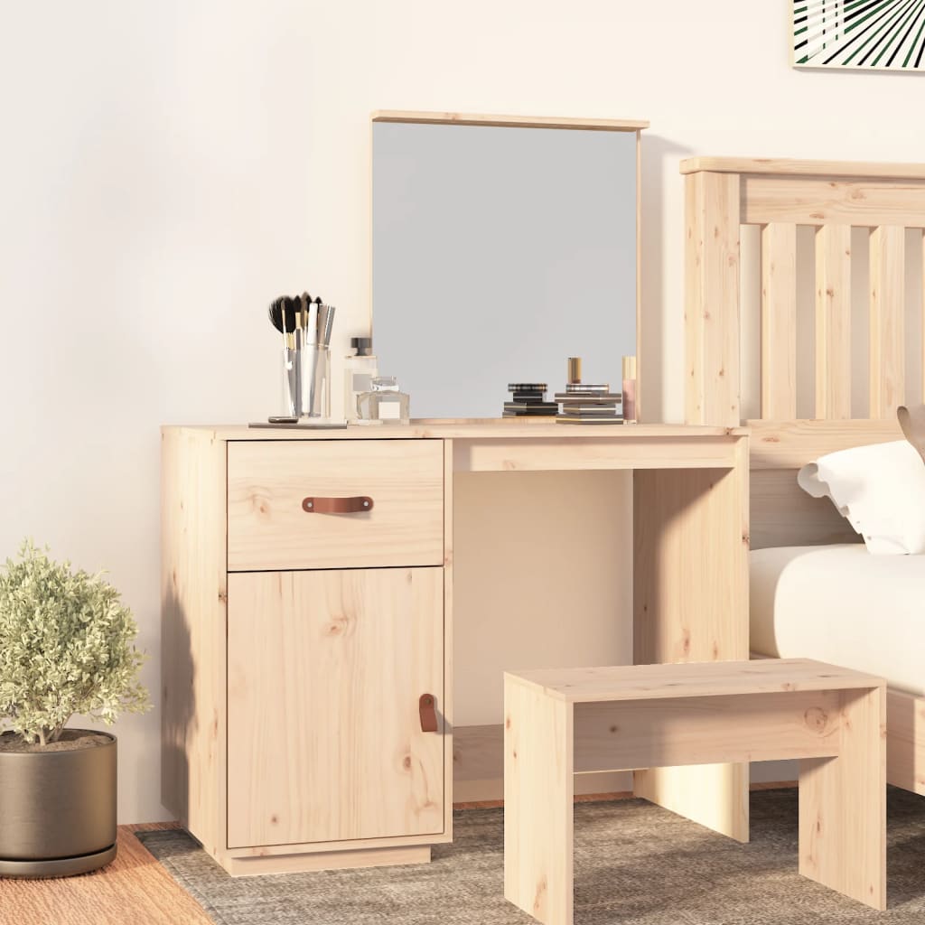 Kaptafel 95x50x134 cm massief grenenhout is nu te koop bij PeponiXL, paradijselijk wonen!