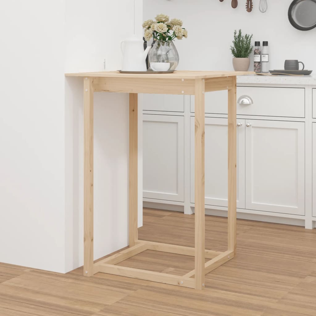 Bartafel 80x80x110 cm massief grenenhout is nu te koop bij PeponiXL, paradijselijk wonen!