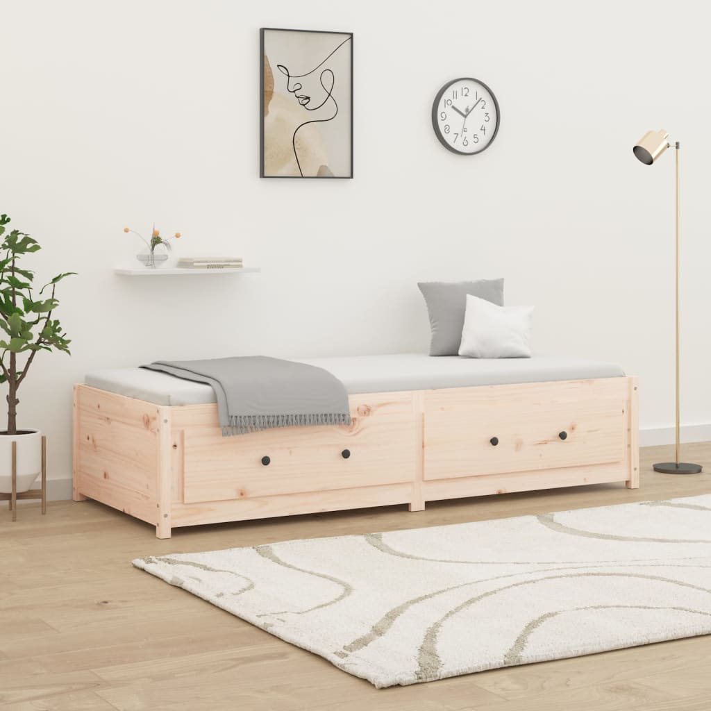 Slaapbank zonder matras 90x200 cm massief grenenhout is nu te koop bij PeponiXL, paradijselijk wonen!