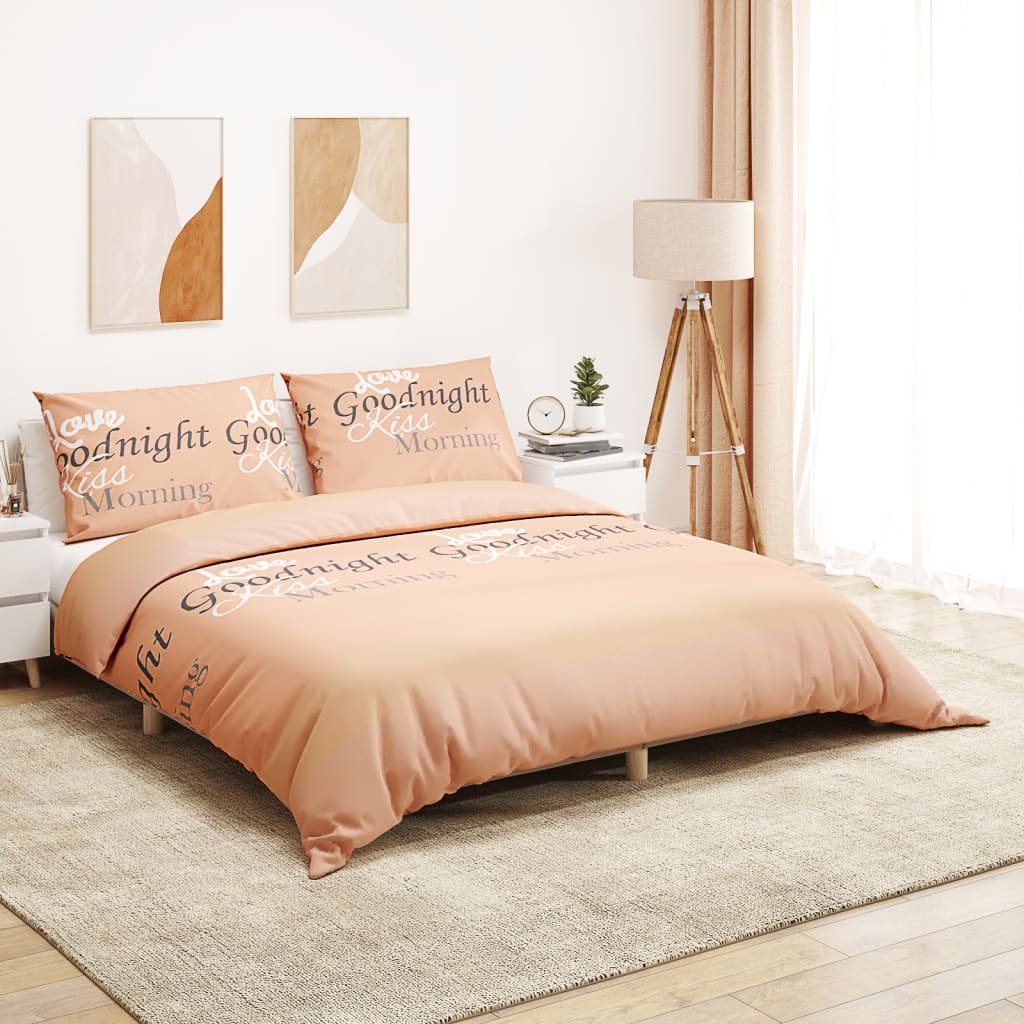 Dekbedovertrekset 200x200 cm katoen roze is nu te koop bij PeponiXL, paradijselijk wonen!