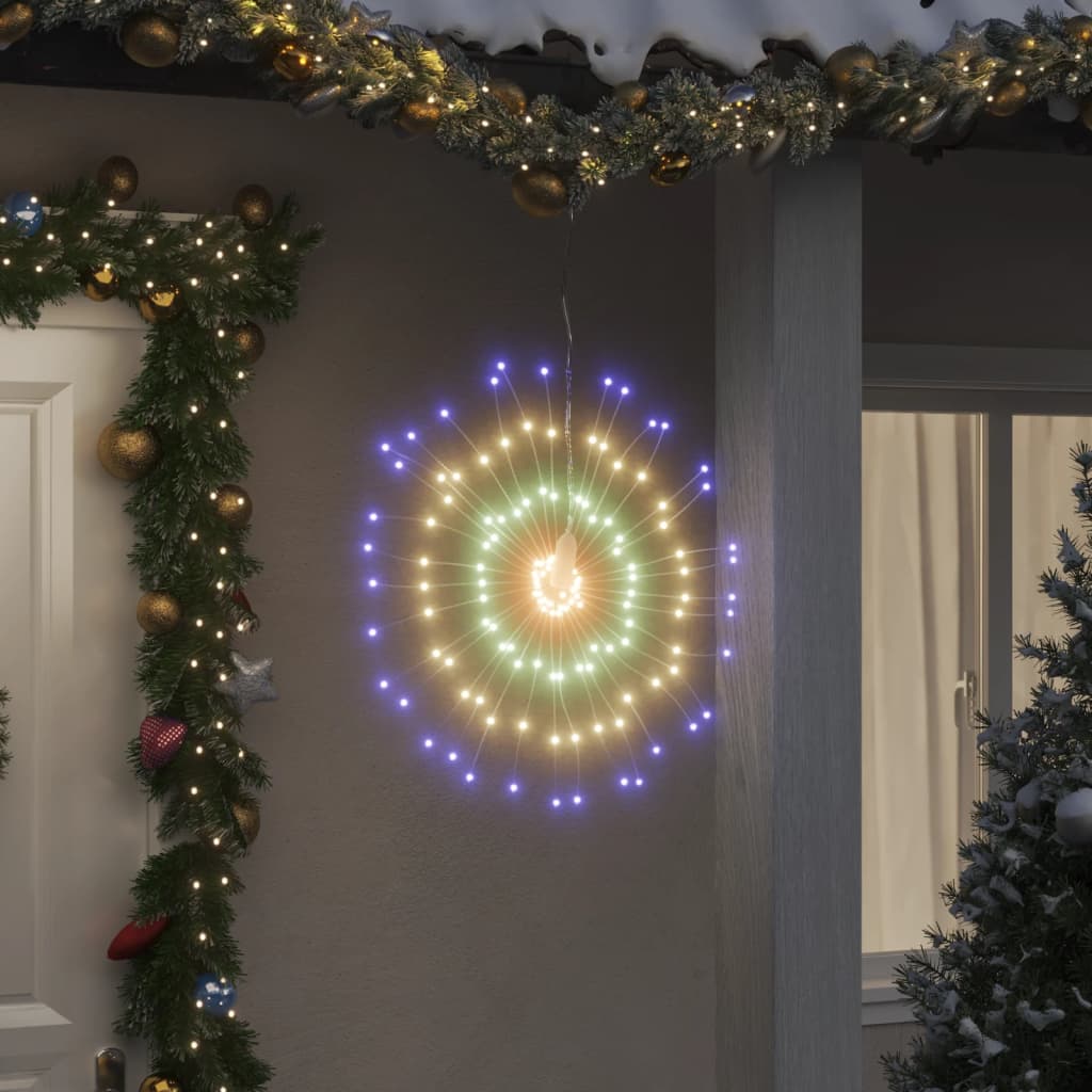 Kerstverlichting vuurwerk 140 meerkleurige LED's 17 cm is nu te koop bij PeponiXL, paradijselijk wonen!