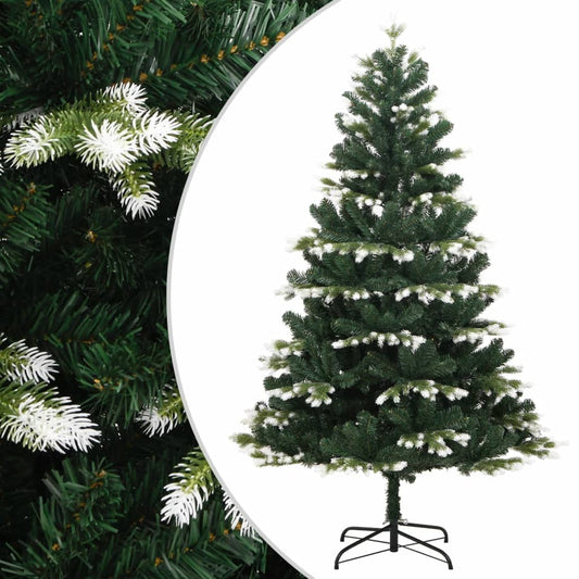 Kunstkerstboom met scharnieren en sneeuw 120 cm is nu te koop bij PeponiXL, paradijselijk wonen!