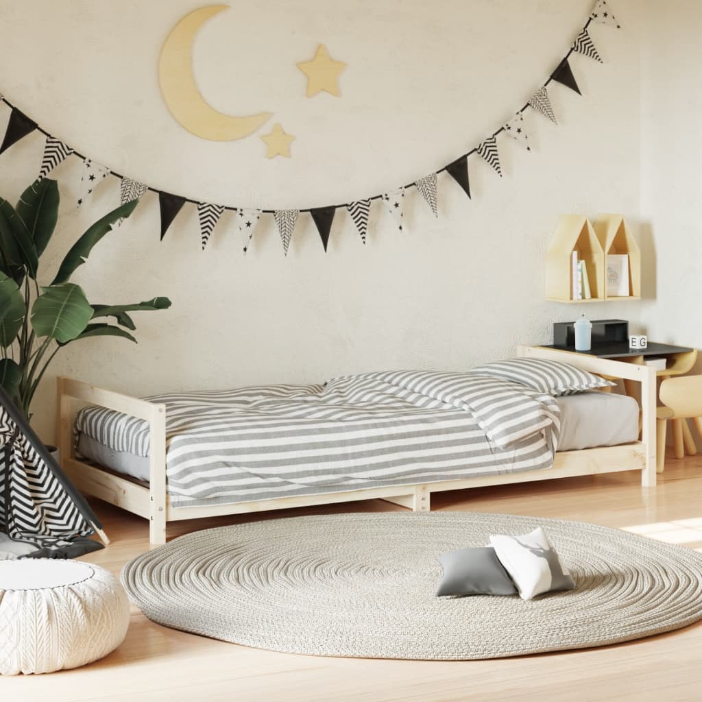 Kinderbedframe 80x200 cm massief grenenhout is nu te koop bij PeponiXL, paradijselijk wonen!