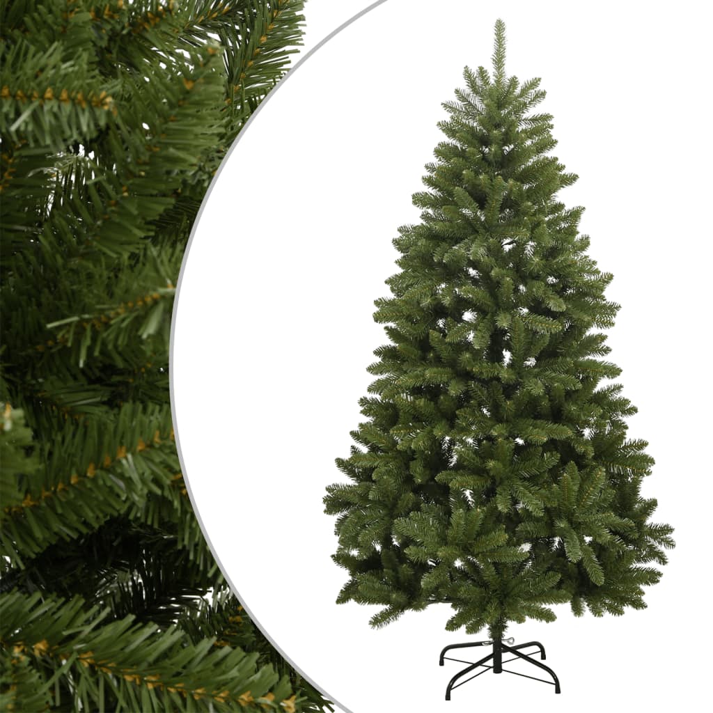 Kunstkerstboom met scharnieren en standaard 300 cm groen is nu te koop bij PeponiXL, paradijselijk wonen!