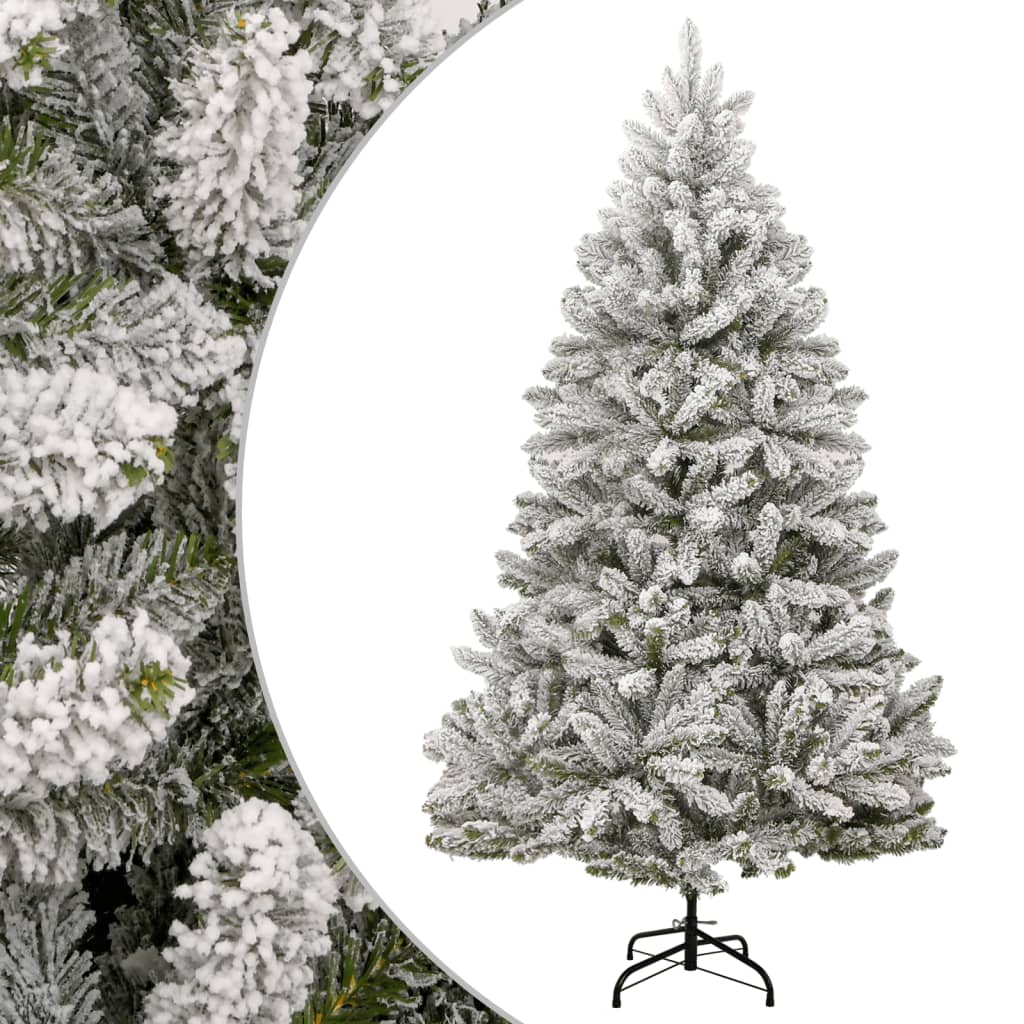 Kunstkerstboom met scharnieren en sneeuw 210 cm is nu te koop bij PeponiXL, paradijselijk wonen!