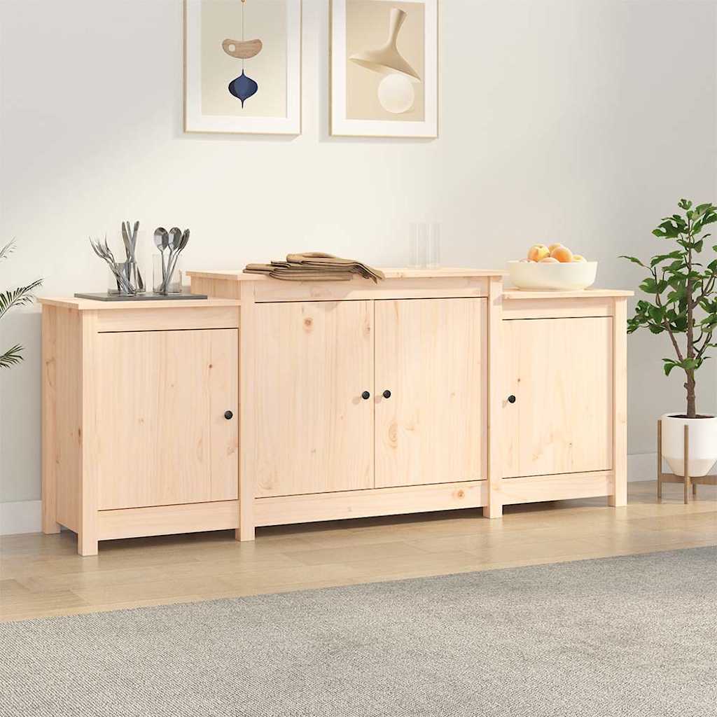 Dressoir 164x37x68 cm massief grenenhout is nu te koop bij PeponiXL, paradijselijk wonen!