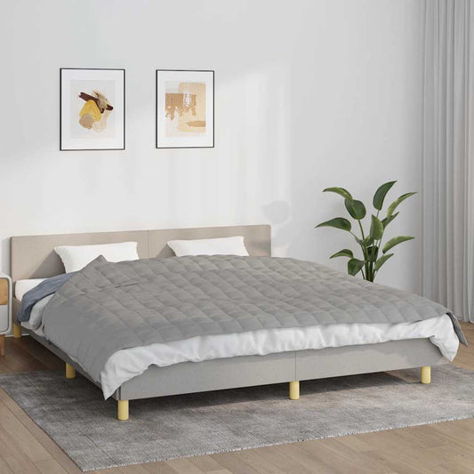 Verzwaringsdeken 155x220 cm 7 kg stof grijs is nu te koop bij PeponiXL, paradijselijk wonen!