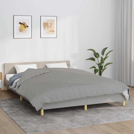 Verzwaringsdeken 200x200 cm 13 kg stof grijs is nu te koop bij PeponiXL, paradijselijk wonen!