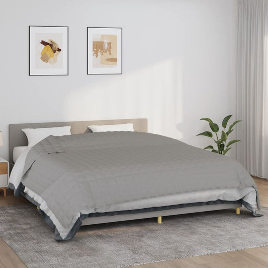 Verzwaringsdeken 220x260 cm 11 kg stof grijs is nu te koop bij PeponiXL, paradijselijk wonen!