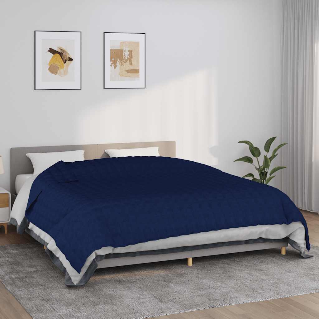 Verzwaringsdeken 220x260 cm 11 kg stof blauw is nu te koop bij PeponiXL, paradijselijk wonen!
