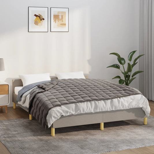 Verzwaringsdeken 138x200 cm 6 kg stof grijs is nu te koop bij PeponiXL, paradijselijk wonen!