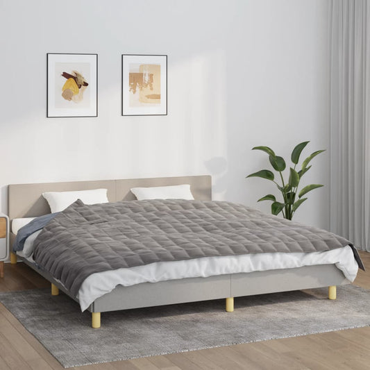 Verzwaringsdeken 155x220 cm 11 kg stof grijs is nu te koop bij PeponiXL, paradijselijk wonen!