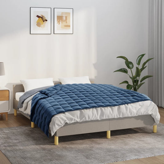 Verzwaringsdeken 150x200 cm 11 kg stof blauw is nu te koop bij PeponiXL, paradijselijk wonen!