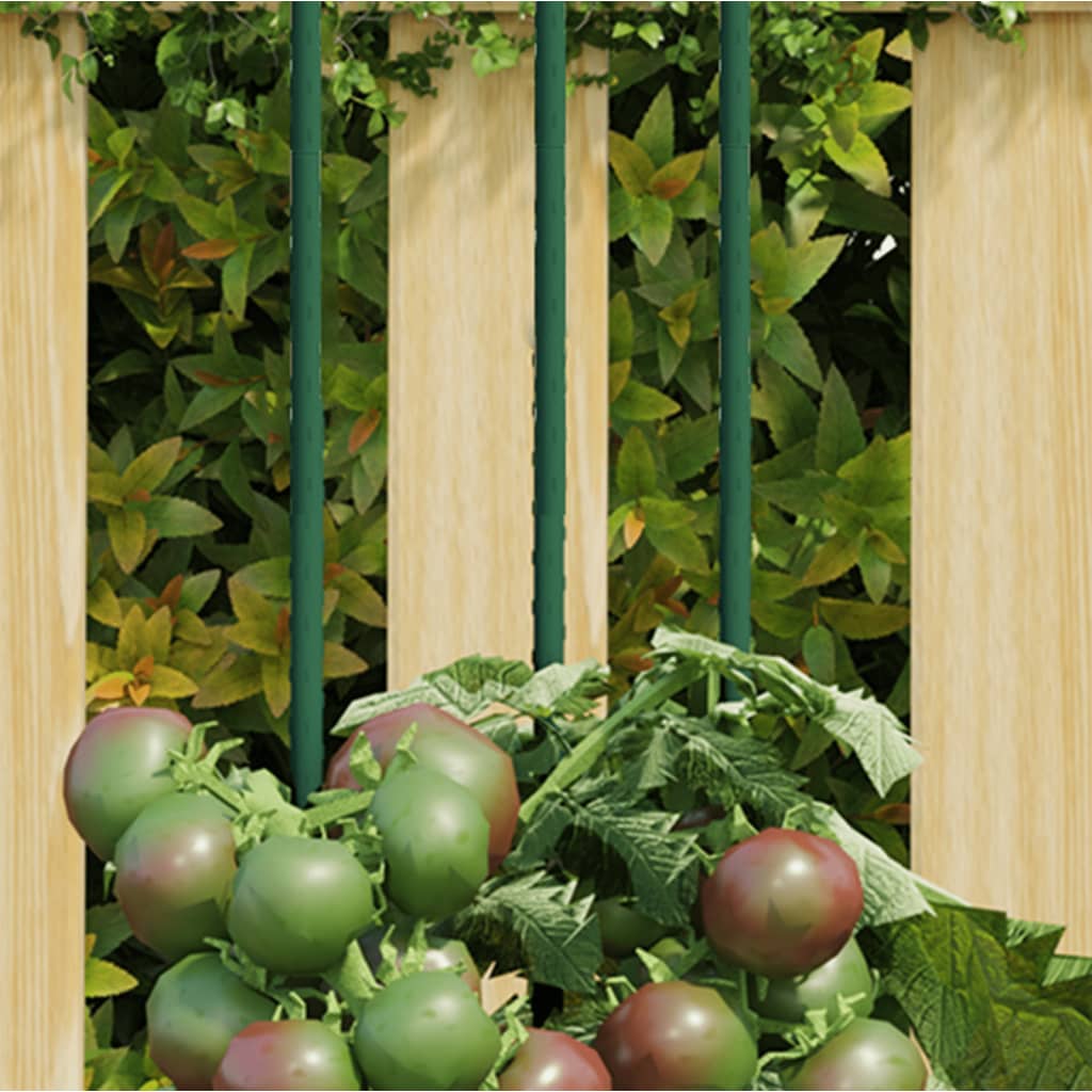 Plantenstaken 30 st 60 cm staal groen is nu te koop bij PeponiXL, paradijselijk wonen!
