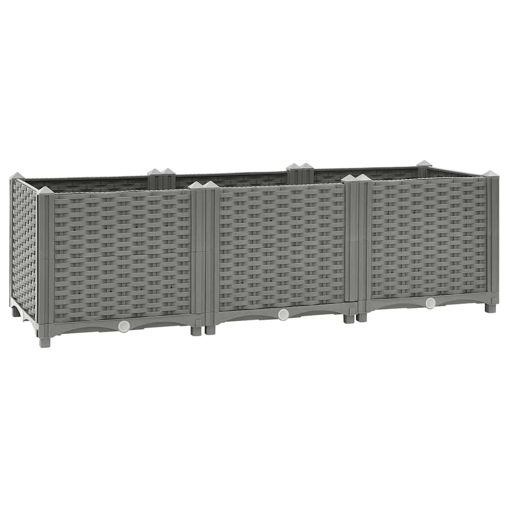 Plantenbak verhoogd 120x40x38 cm polypropeen is nu te koop bij PeponiXL, paradijselijk wonen!
