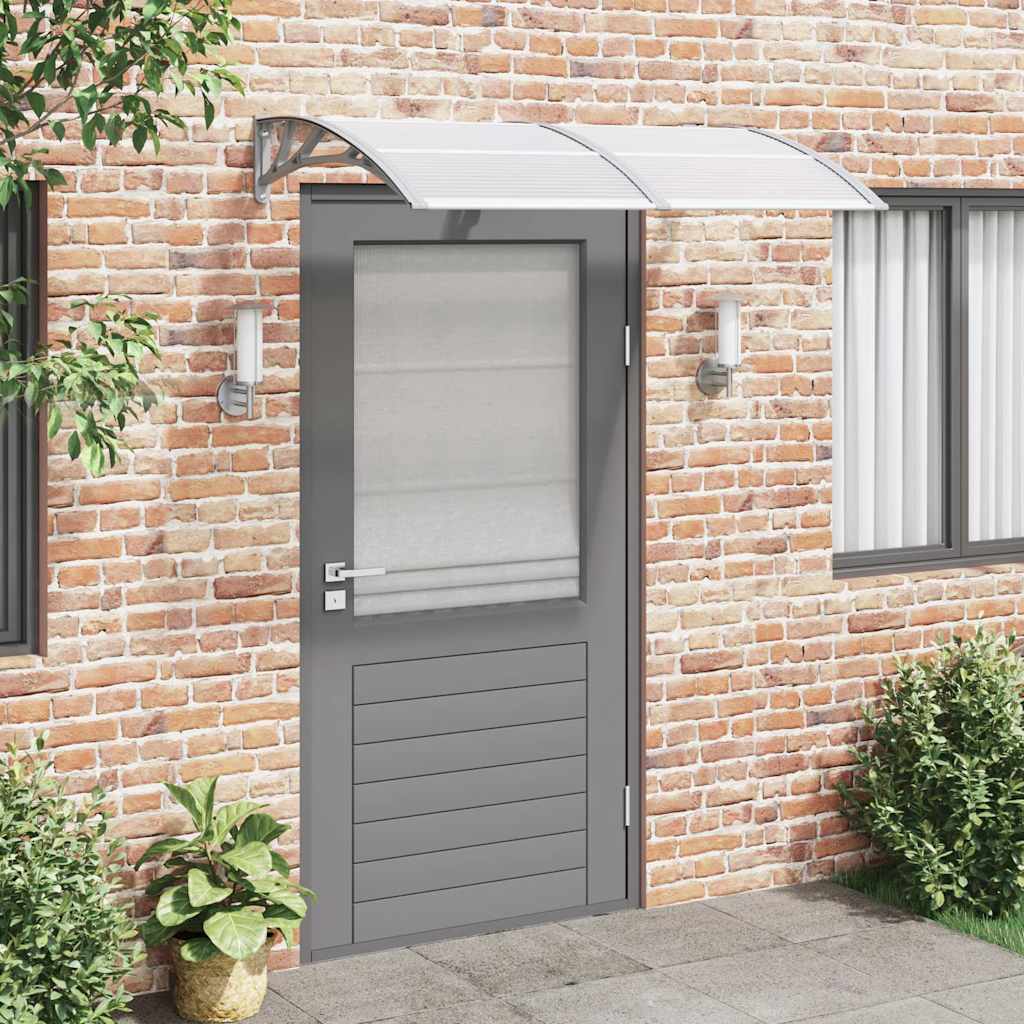 Deurluifel 150x100 cm polycarbonaat grijs is nu te koop bij PeponiXL, paradijselijk wonen!