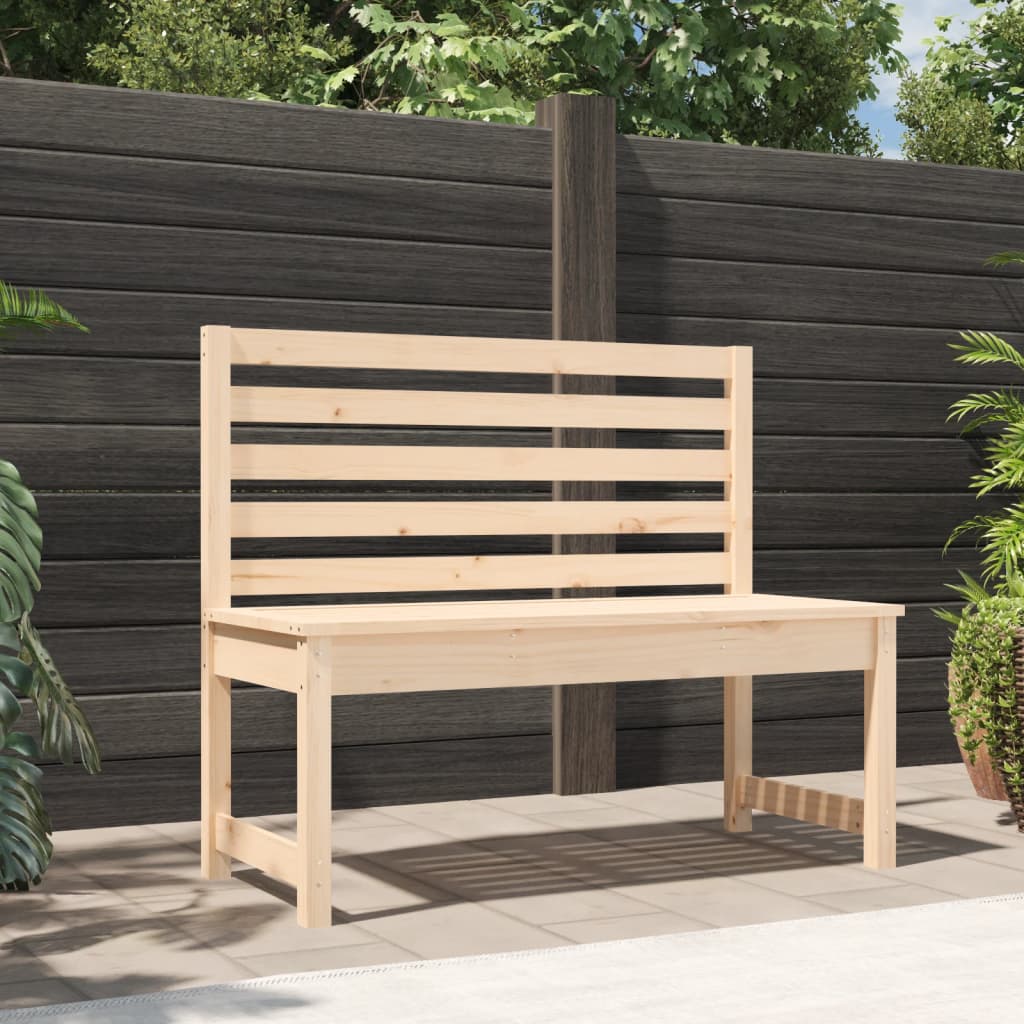 Tuinbank 109 cm massief grenenhout is nu te koop bij PeponiXL, paradijselijk wonen!
