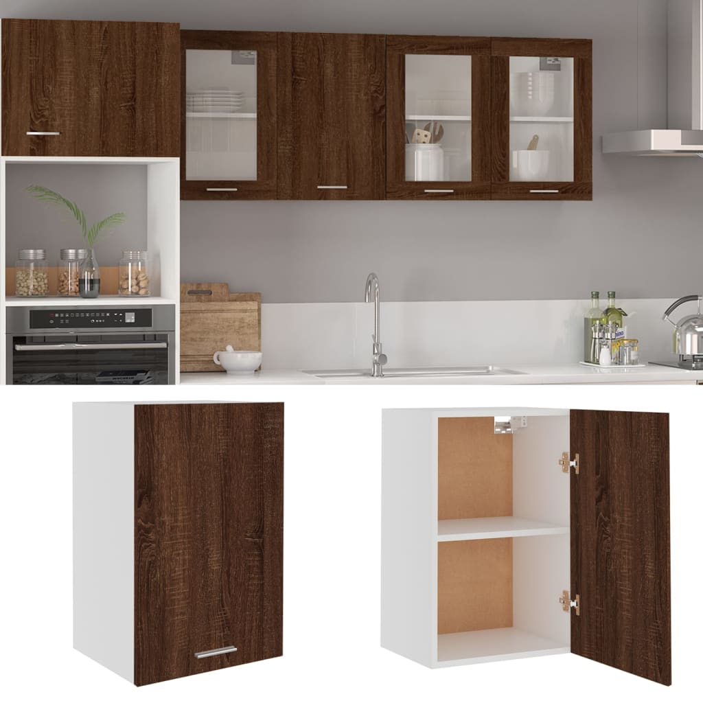 Bovenkast Lyon 39,5x31x60 cm bewerkt hout bruin eikenkleur is nu te koop bij PeponiXL, paradijselijk wonen!