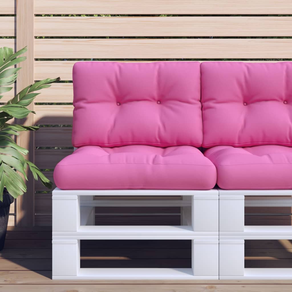 Palletkussen 50x40x12 cm stof roze is nu te koop bij PeponiXL, paradijselijk wonen!