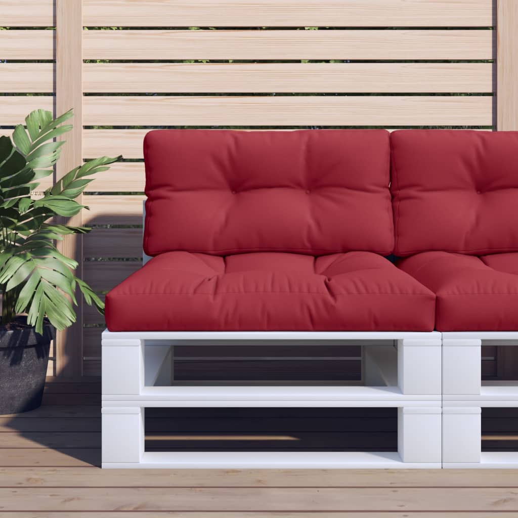 Bankkussen 80x40x12 cm stof wijnrood is nu te koop bij PeponiXL, paradijselijk wonen!