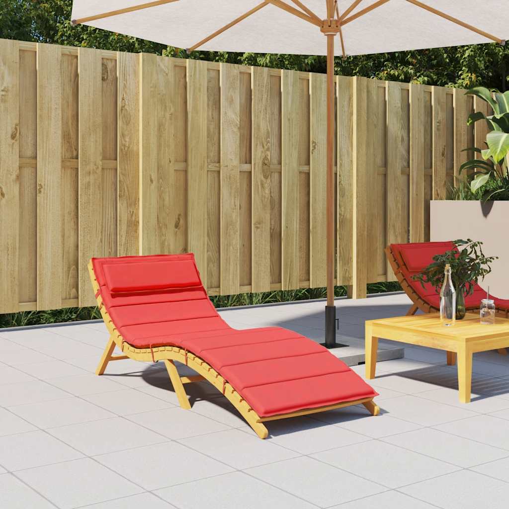 Ligbedkussen 180x60x4 cm oxford stof rood is nu te koop bij PeponiXL, paradijselijk wonen!