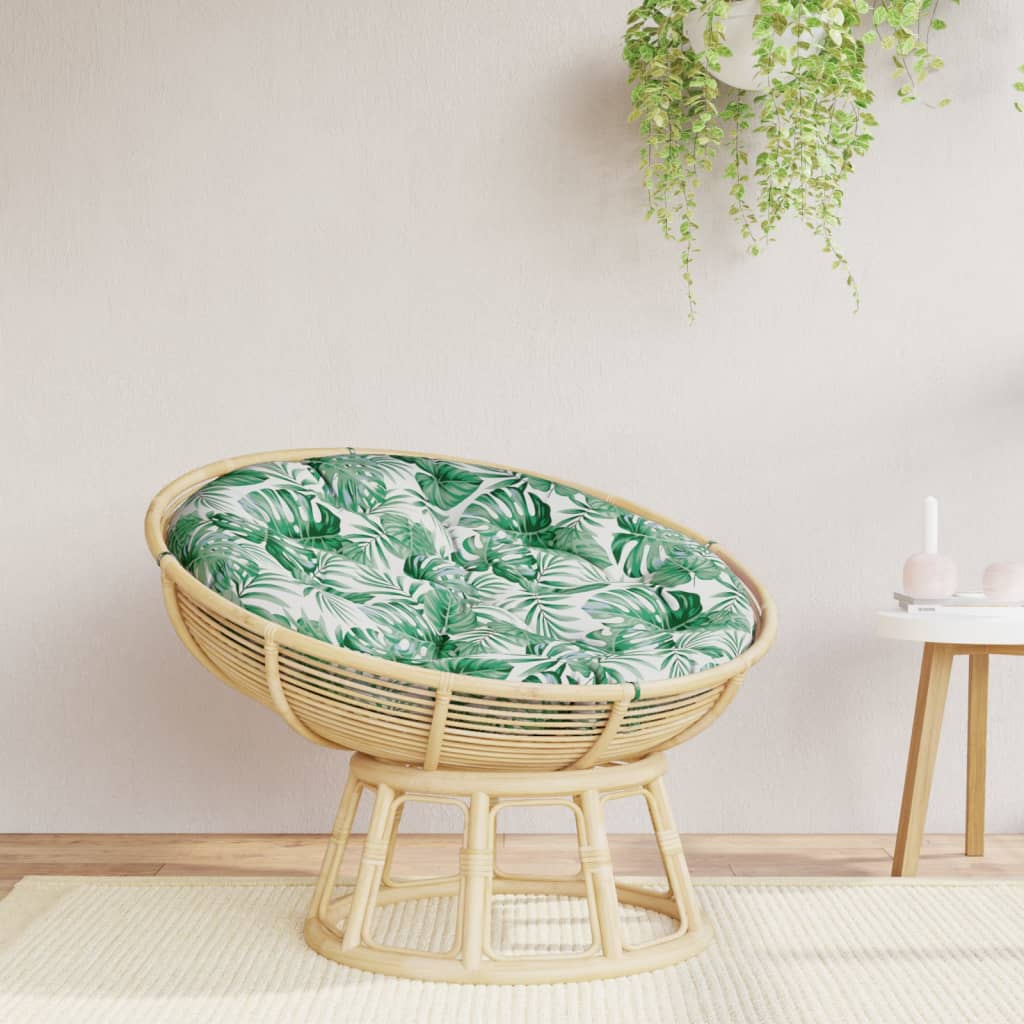 Zitkussen rond bladpatroon Ø 100x11 cm oxford stof is nu te koop bij PeponiXL, paradijselijk wonen!