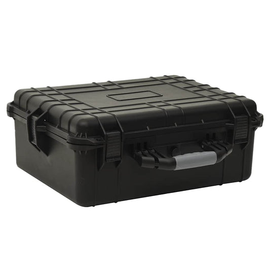 Flightcase draagbaar 55x43x21 cm PP zwart is nu te koop bij PeponiXL, paradijselijk wonen!