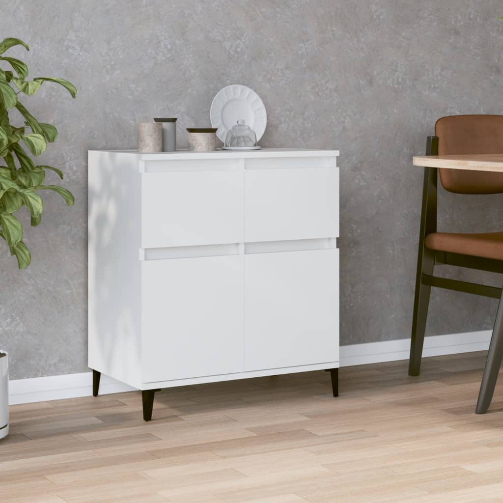 Dressoir 60x35x70 cm bewerkt hout wit is nu te koop bij PeponiXL, paradijselijk wonen!