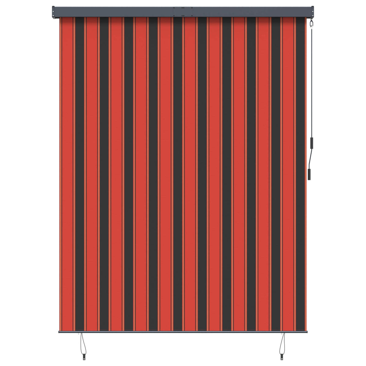 Rolgordijn Oranje en Bruin 200 x 250 cm Stof en Aluminium is nu te koop bij PeponiXL, paradijselijk wonen!