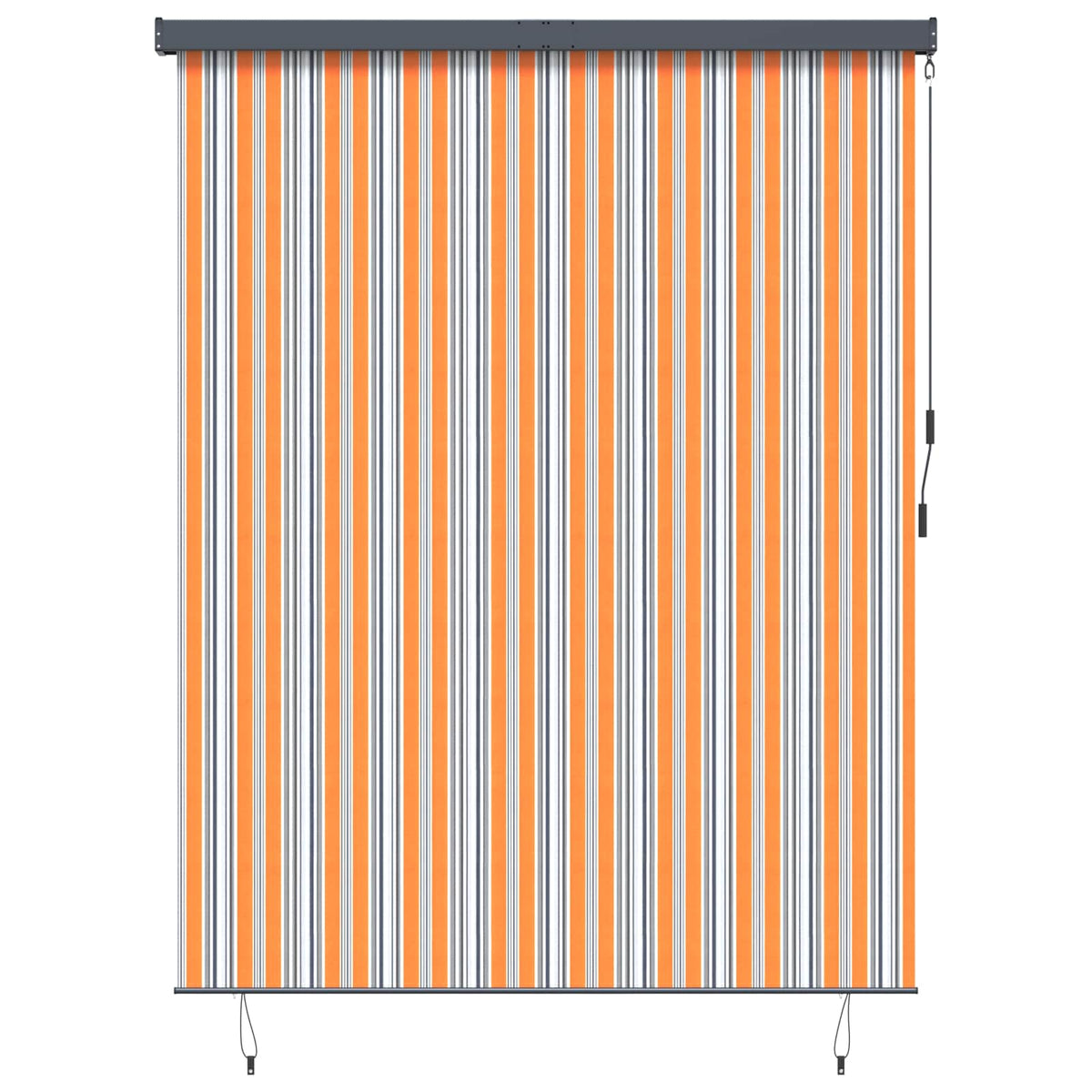 Rolgordijn Geel en Blauw 200 x 250 cm Stof en Aluminium is nu te koop bij PeponiXL, paradijselijk wonen!