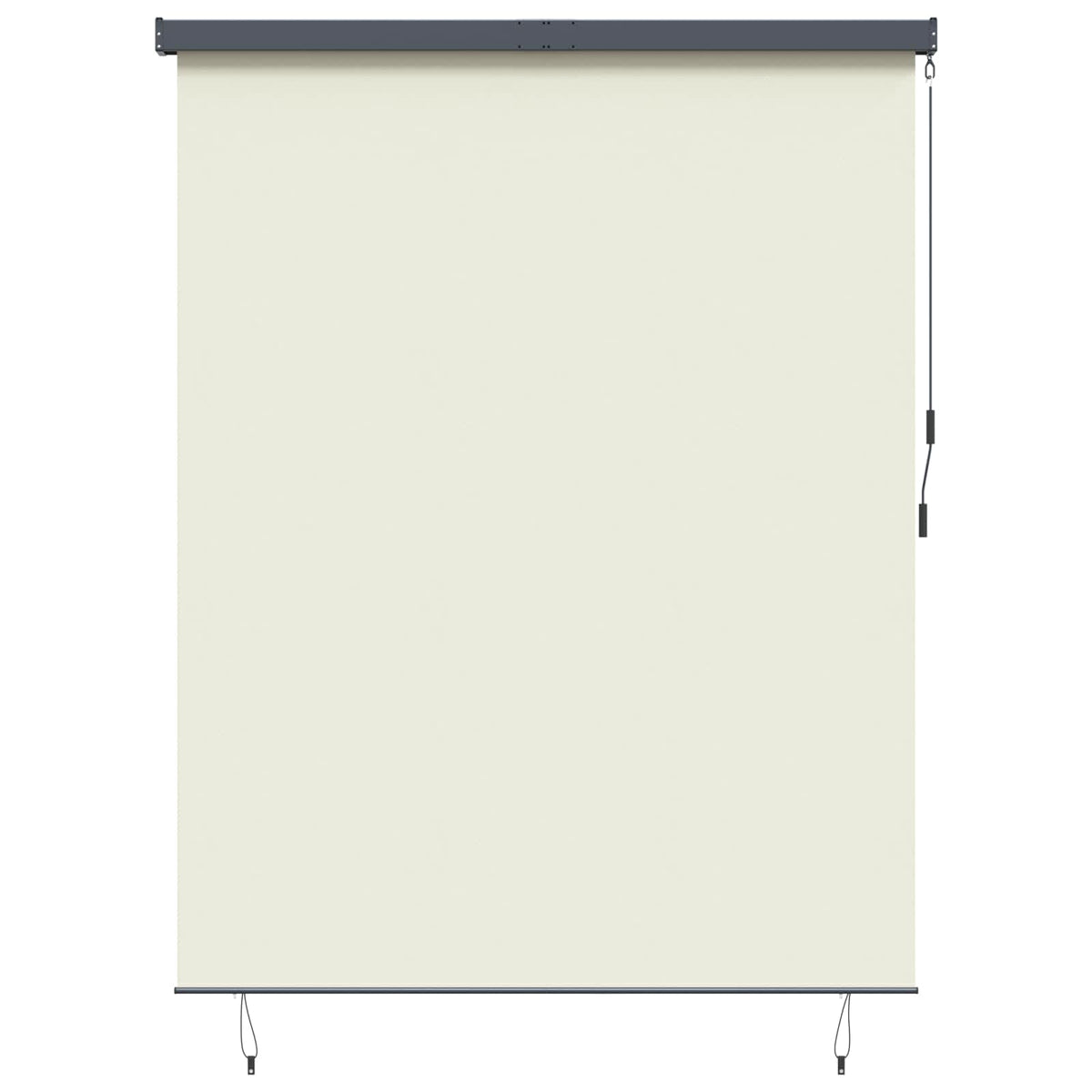Rolgordijn Crèmekleurig 200 x 250 cm Stof en Aluminium is nu te koop bij PeponiXL, paradijselijk wonen!