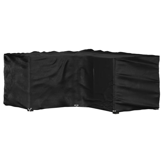 Tuinmeubelhoezen met 12 oogjes L-vormig 185x185x90 cm is nu te koop bij PeponiXL, paradijselijk wonen!
