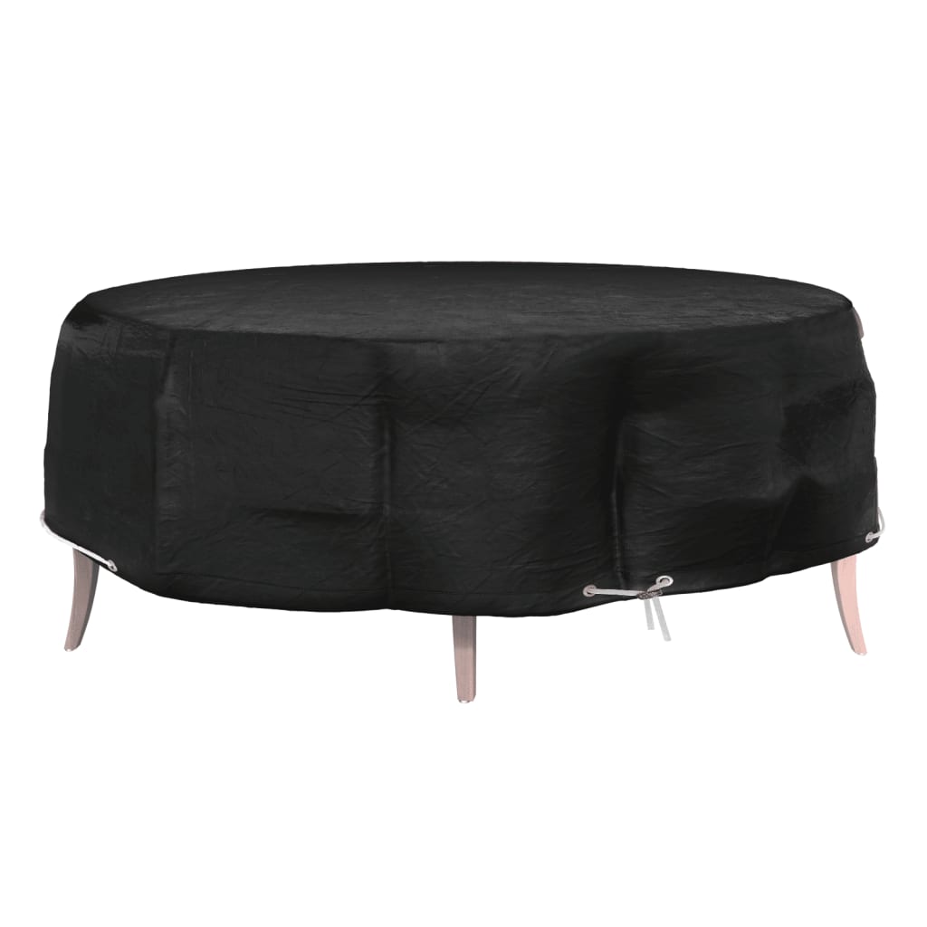 Tuinmeubelhoes eilandlounge 8 oogjes rond Ø 188x50 cm is nu te koop bij PeponiXL, paradijselijk wonen!