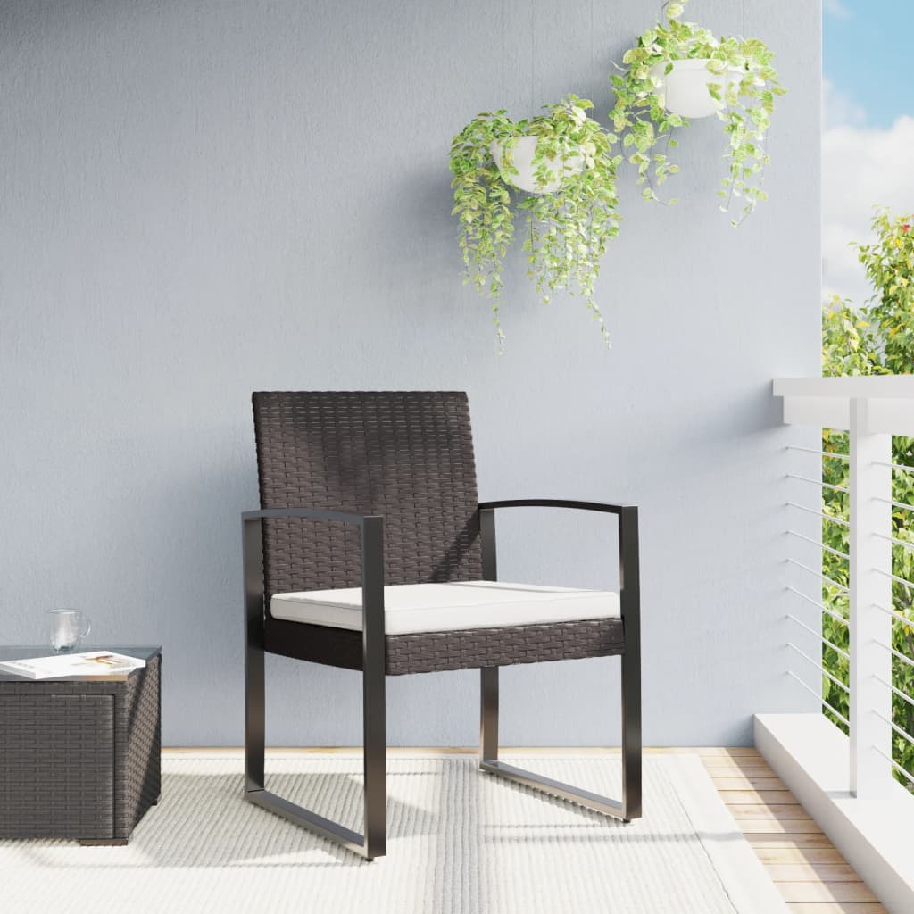 Tuinstoelen 2 st polypropeen rattan bruin is nu te koop bij PeponiXL, paradijselijk wonen!