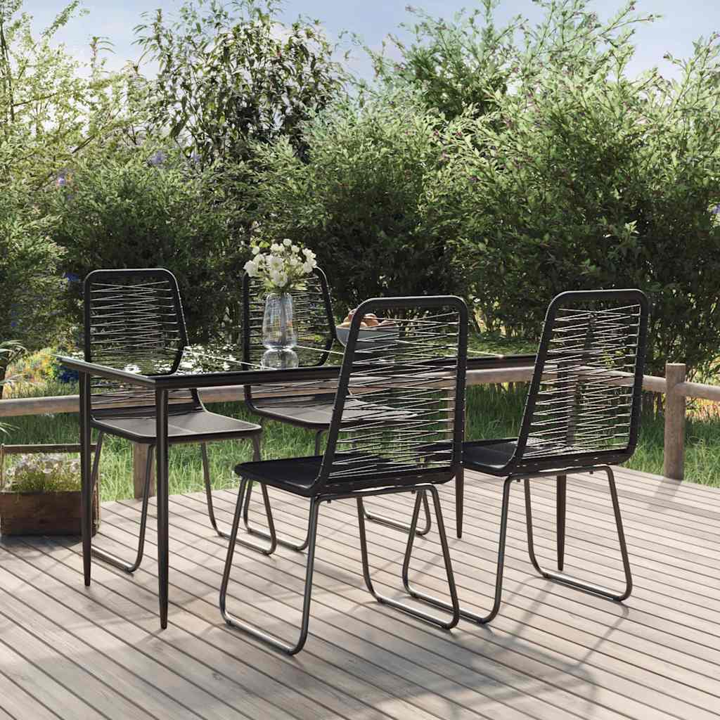 5-delige Tuinset zwart is nu te koop bij PeponiXL, paradijselijk wonen!