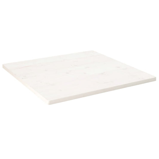 Tafelblad vierkant 90x90x2,5 cm massief grenenhout wit is nu te koop bij PeponiXL, paradijselijk wonen!