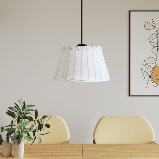 Plafondlampenkap Ø50x30 cm wicker wit is nu te koop bij PeponiXL, paradijselijk wonen!