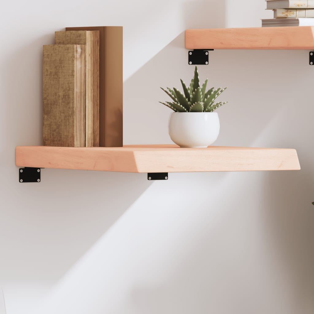 Wandschap 40x60x(2-6) cm onbehandeld massief eikenhout is nu te koop bij PeponiXL, paradijselijk wonen!