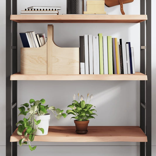 Wandschap 80x50x(2-4) cm onbehandeld massief eikenhout is nu te koop bij PeponiXL, paradijselijk wonen!