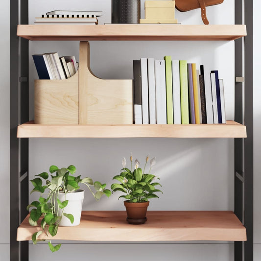 Wandschap 100x50x(2-6) cm onbehandeld massief eikenhout is nu te koop bij PeponiXL, paradijselijk wonen!