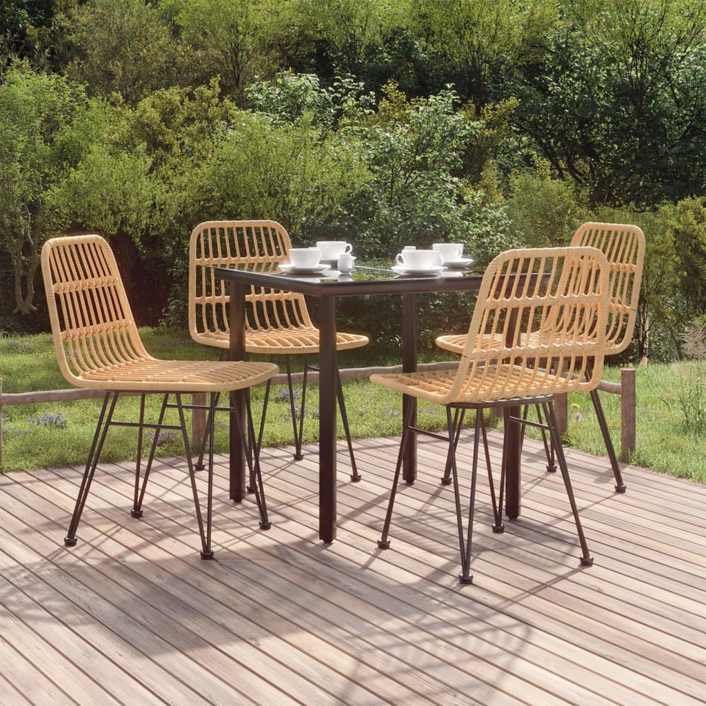 5-delige Tuinset poly rattan is nu te koop bij PeponiXL, paradijselijk wonen!