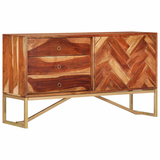 Dressoir HoningBruin 160 x 30 x 80 cm Massief Acaciahout is nu te koop bij PeponiXL, paradijselijk wonen!