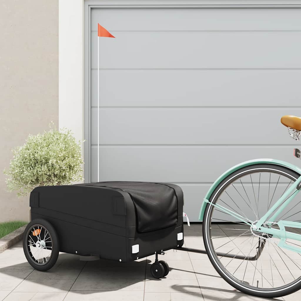 Fietstrailer 45 kg ijzer zwart is nu te koop bij PeponiXL, paradijselijk wonen!