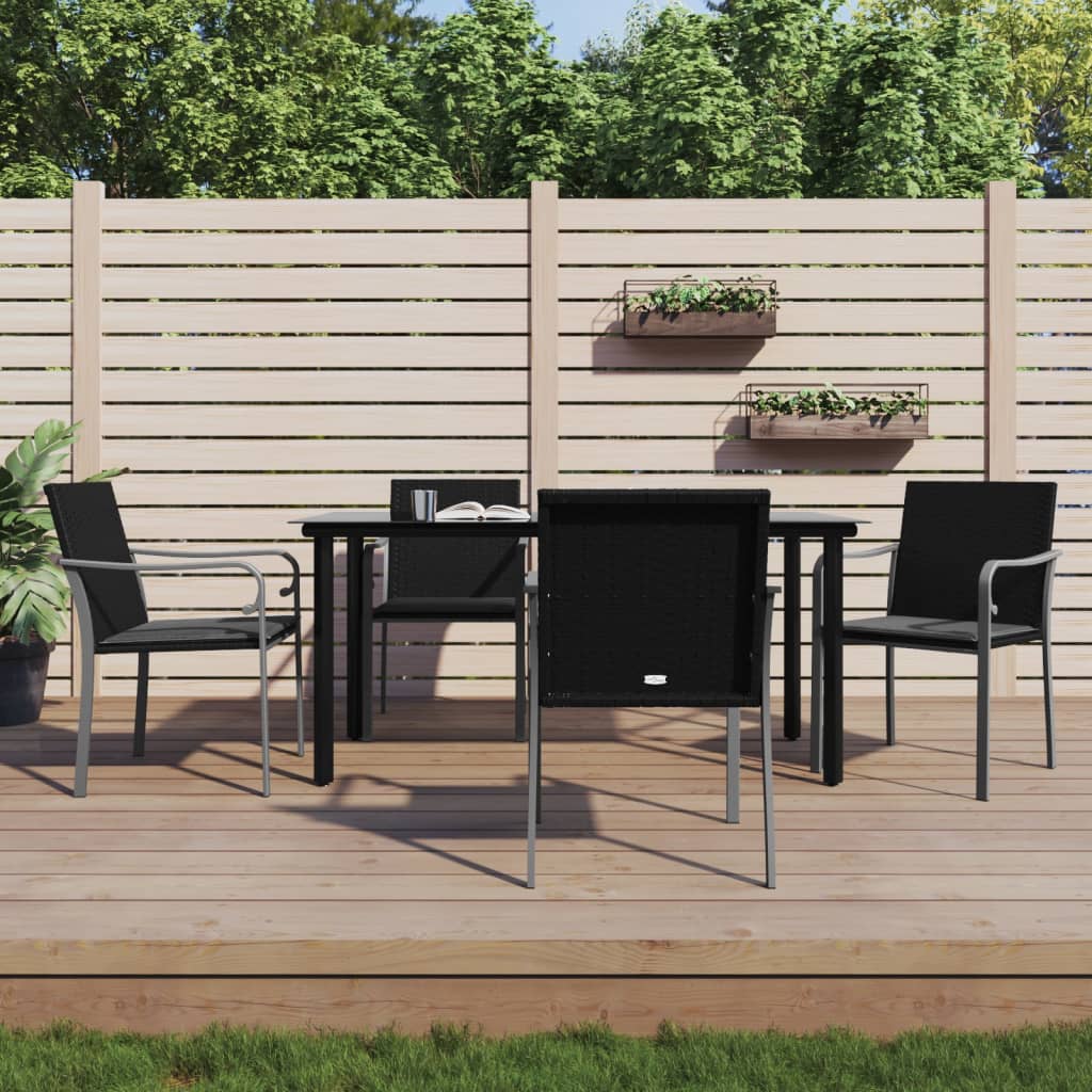 5-delige Tuinset met kussens poly rattan en staal is nu te koop bij PeponiXL, paradijselijk wonen!