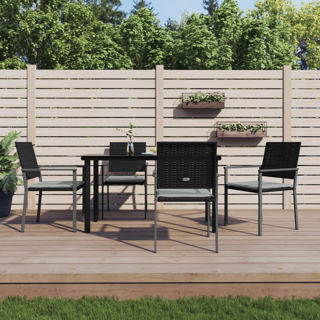 5-delige Tuinset met kussens poly rattan en staal is nu te koop bij PeponiXL, paradijselijk wonen!